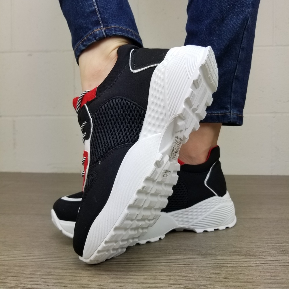 Chunky Platform Heel Fashion Dad Sneakers - Picture 8 of 8